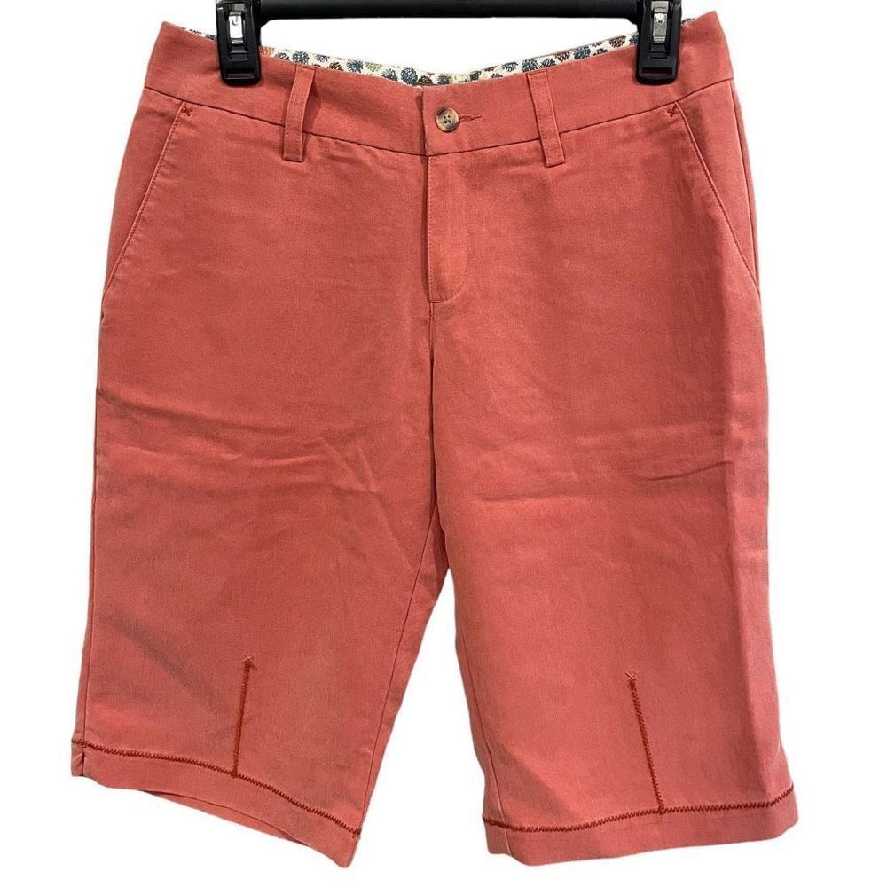 NWT Horny Toad Women’s Lux Twill Bermuda Shorts‎ sz 4